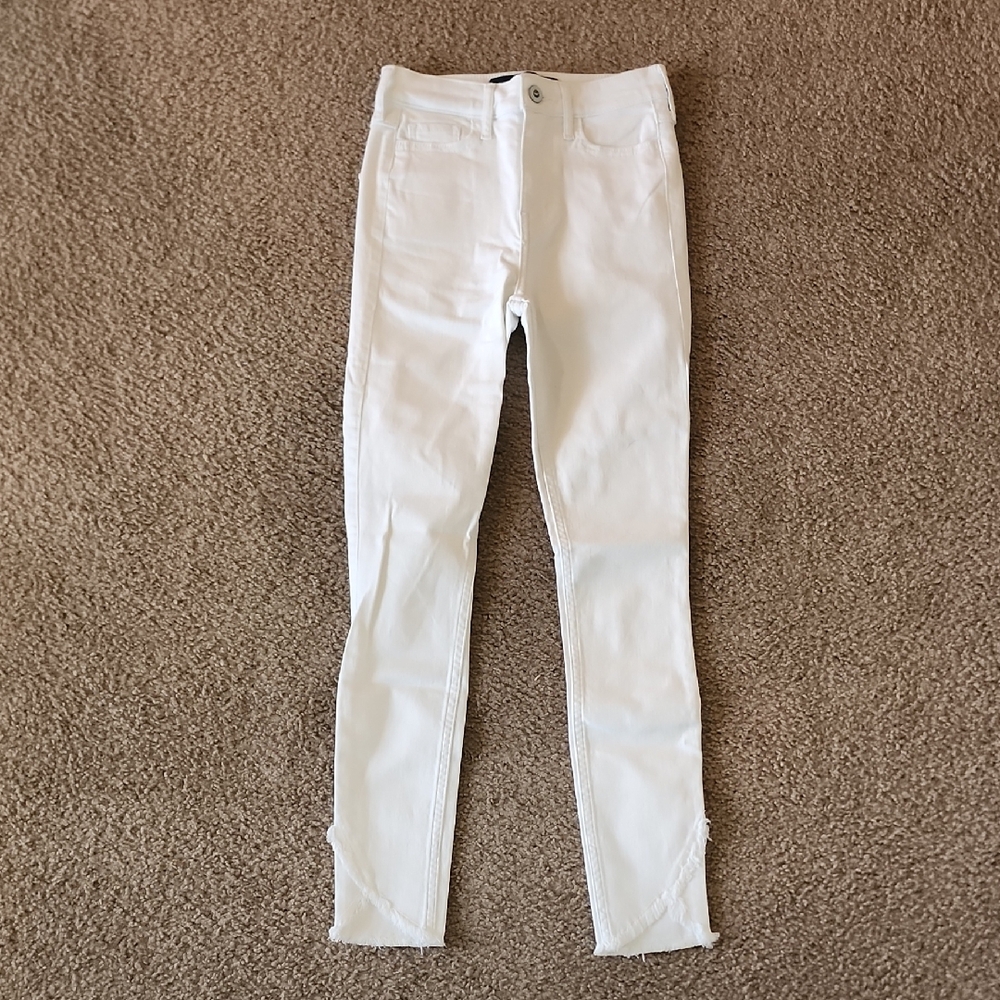 Hollister Women's Crisp White Skinny Jeans